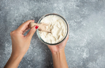 protein powder with milk or water