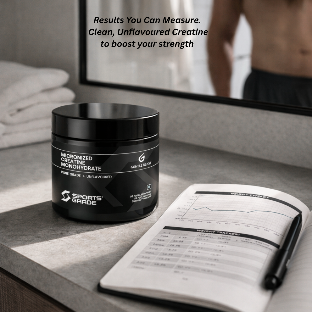 SportsGrade™ Creatine Monohydrate by Gentle Beast - Micronized & 3rd Party Tested