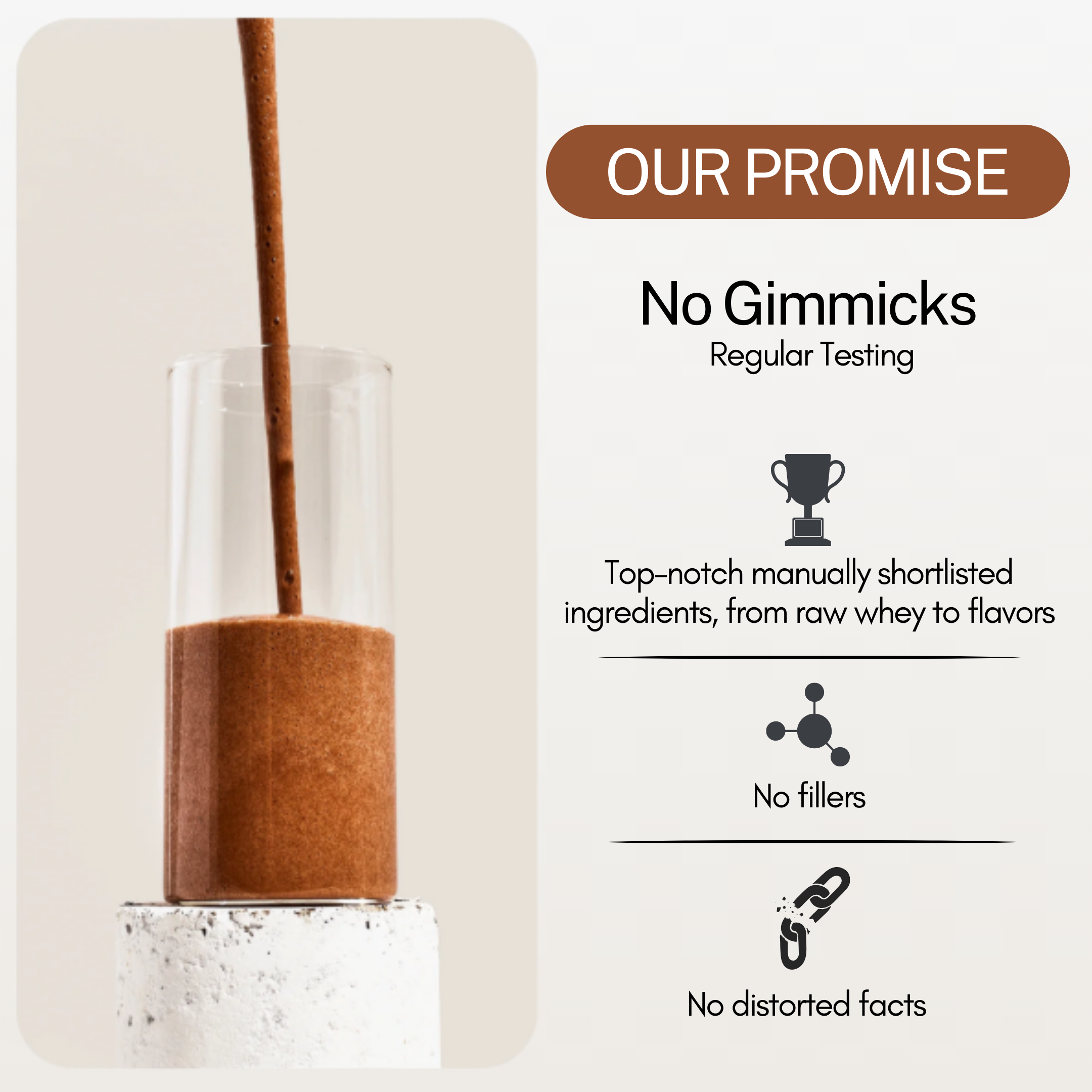 Gut-Light Whey Protein - Cookies & Cream | Pure Protein - No Gimmicks