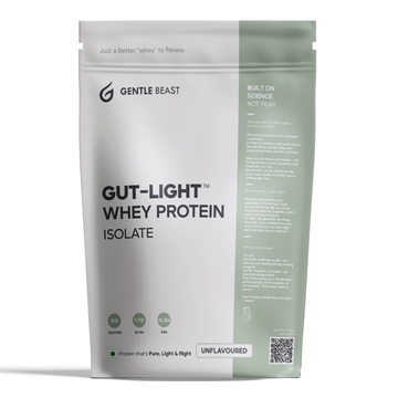 Gut-Light Whey Protein Isolate - Unflavoured | Pure Protein, No Gimmicks