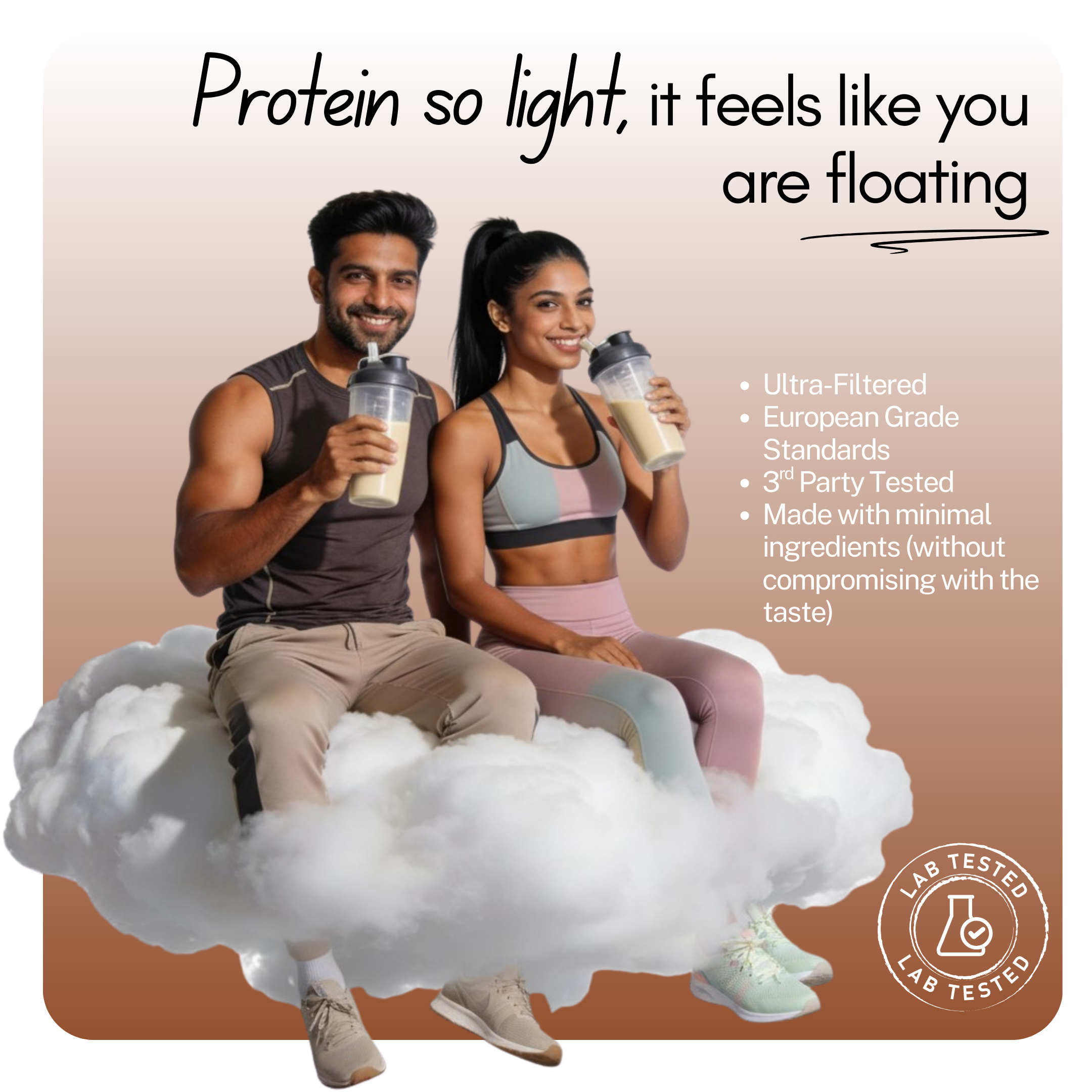 Gut-Light Whey Protein - Belgian Chocolate Pure Protein | No Gimmicks
