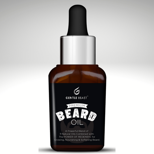 All-in-1 Premium Beard Oil | Grows, Nourishes, Softens Beard (Discounted Price - July Expiry)