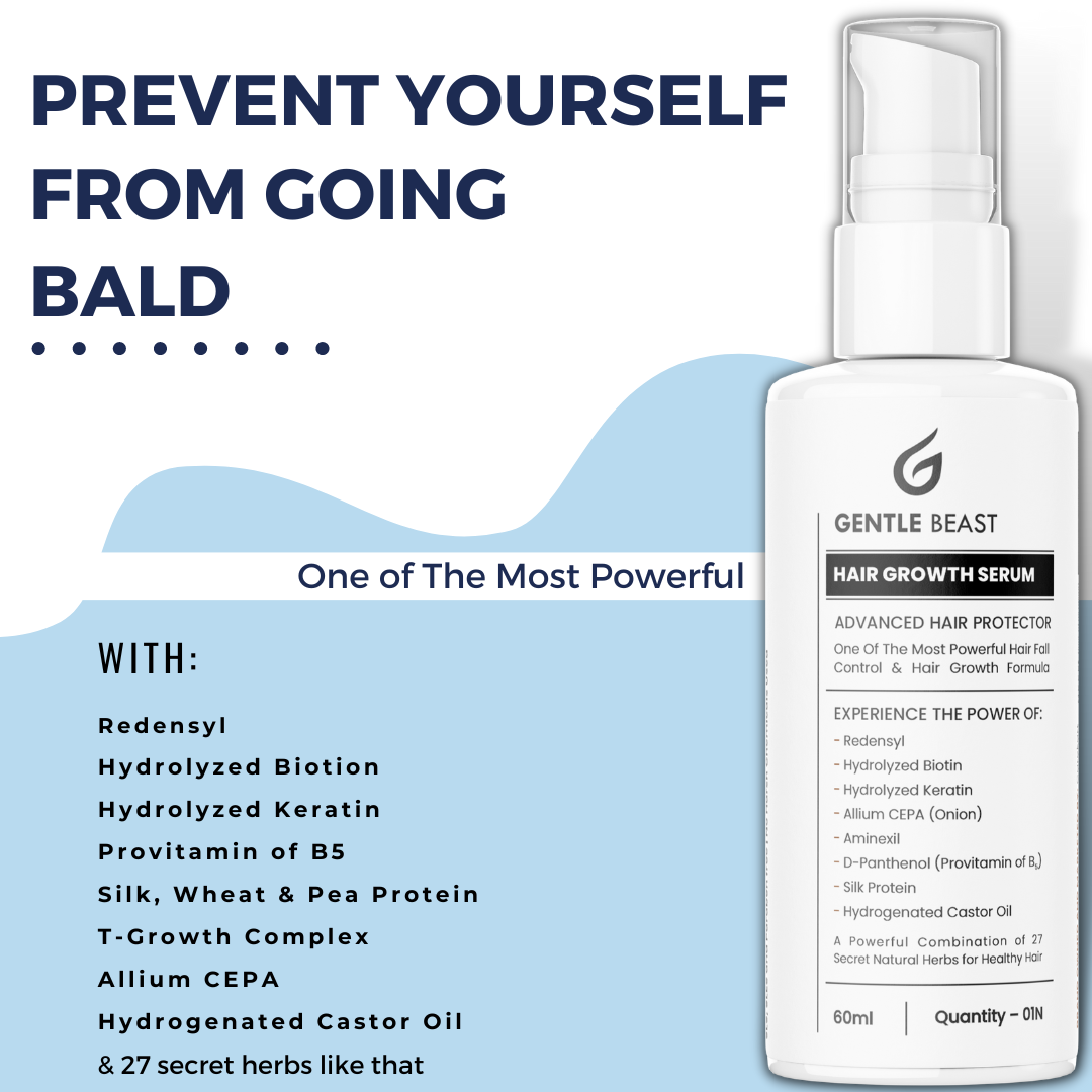 Gentle Beast Hair Growth Serum Advanced Hair Protector Regrow Hair