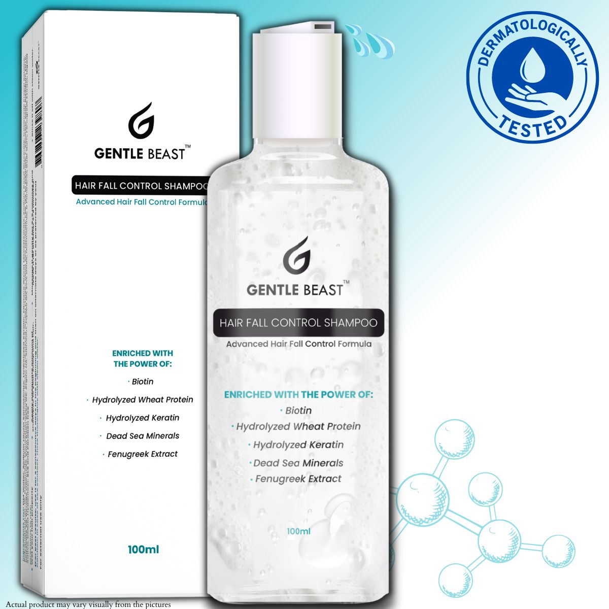 Gentle Beast Hair Fall Control Shampoo - 3 Days Miracle